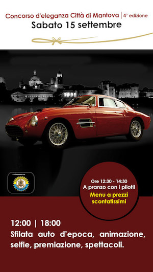 Concorso eleganza auto d'epoca Mantova 2018