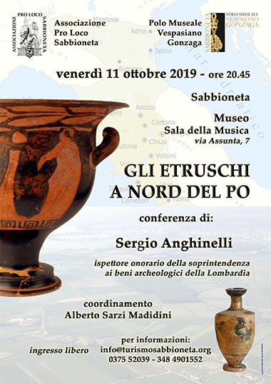 Conferenza Etruschi Sergio Anghinelli Sabbioneta 2019