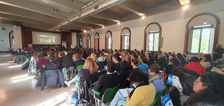 pubblico del convegno ECoS Educatore della comunità scolastica Mantova 14/3/2023