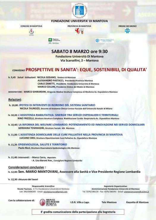 Convegno Prospettive in Sanità Mantova