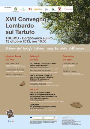 Convegno Lombardo sul Tratufo Borgofranco sul Po (Mantova)