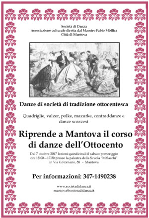 Corso Danze Ottocento Mantova 2017 2018