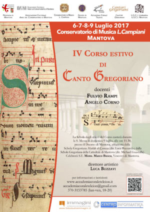 Corso estivo Canto Gregoriano a Mantova 2017