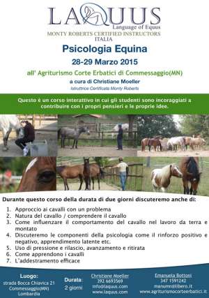 Corso psicologia equina Commessaggio (Mantova)