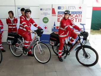 CRI Suzzara con bici pronto soccorso