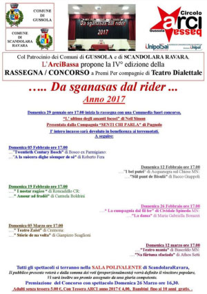 Da sganasas dal rider 2017 Scandolara Ravara (Cremona)