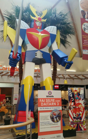 Daitarn 3 Mantova Centro Commerciale La Favorita