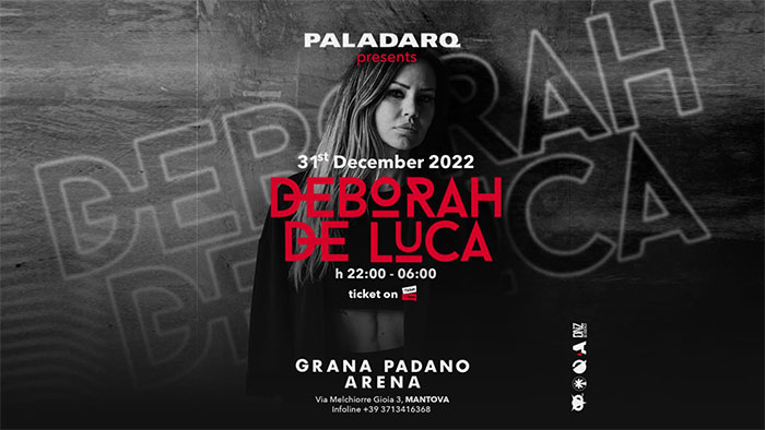 Capodanno 2023 Mantova Grana Padano Arena Deborah De Luca