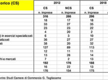 Demografia d'impresa nel centro storico del Comune di Mantova 2012 2018 2020