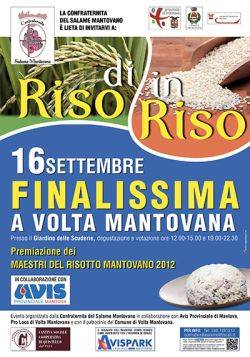 Di Riso in Riso 2012, Maestri del Risotto Mantovano 2012