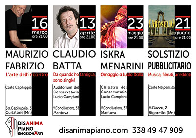 Disanima Piano Mantova eventi primo semestre 2019