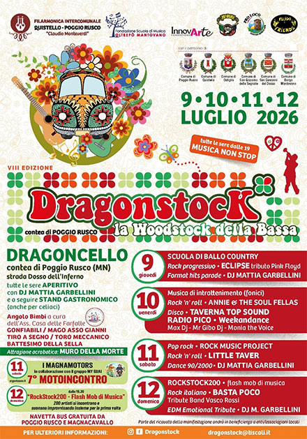 Dragonstock 2026 Dragoncello di Poggio Rusco (MN)