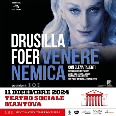 Spettacolo Venere nemica Drusilla Foer Mantova 2024