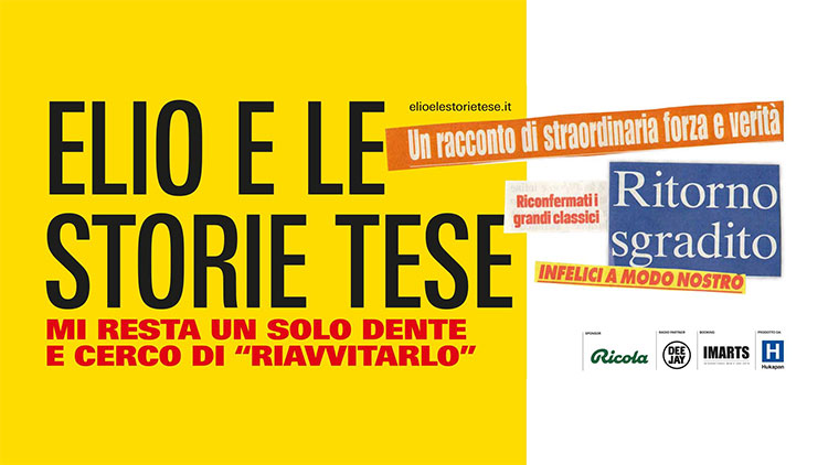 Elio e le Storie Tese Mantova 2023 Mi resta un solo dente e cerco di riavvitarlo