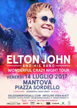 Concerto Elton John Mantova 2017