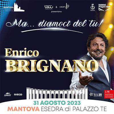 Spettacolo Enrico Brignano Palazzo Te Mantova 2023
