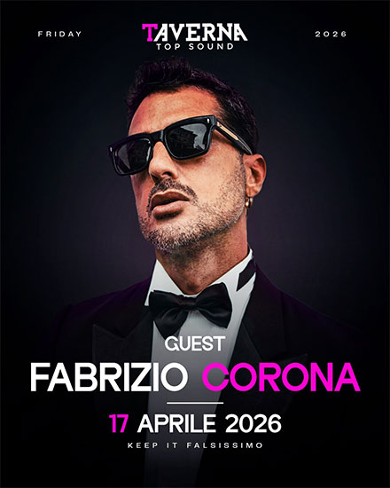 Fabrizio Corona Taverna Top Sound Poggio Rusco (Mantova) 2026