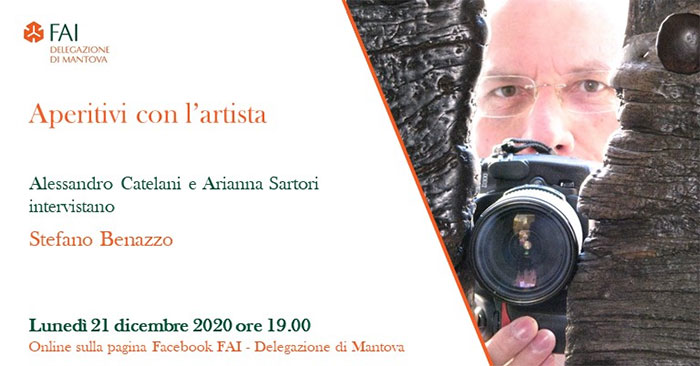 FAI Mantova aperitivo con artista Stefano Benazzo 21/12/2020