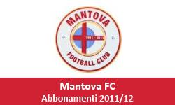 Abbonamento Mantova Calcio 2011 - 2012 Lega Pro