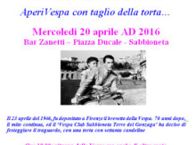 Festa 70 anni Vespa Piaggio Sabbioneta (MN) 2016