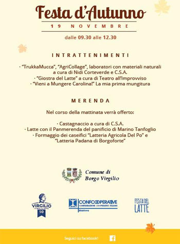 Festa Autunno 2016 Romanore Borgo Virgilio (MN)