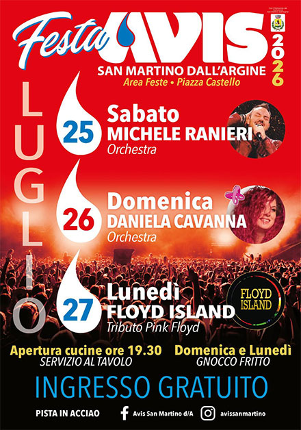 Festa AVIS San Martino dall'Argine (MN) 2026