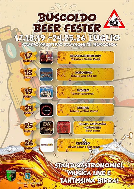 Buscoldo beer fest 2026 festa birra Buscoldo di Curtatone (MN)