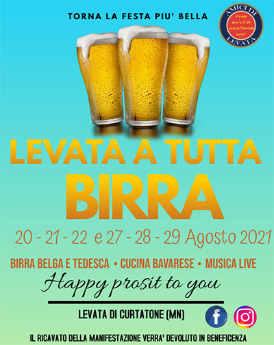 Festa birra Levata a tutta birra 2021
