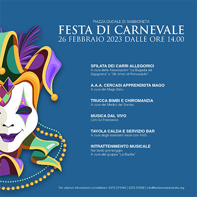 Festa di Carnevale 2023 Sabbioneta (MN)