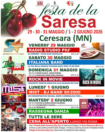 Festa della ciliegia 2026 Ceresara (MN)