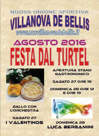 Festa dal Turtel 2016 Villanova De Bellis (MN)