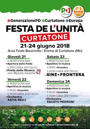 Festa dell'Unità 2018 Curtatone (Mantova)
