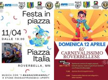 Festa in piazza e Carnevalissimo Roverbellese 2026 Roverbella (MN)