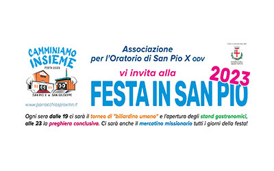 Festa Parrocchia San Pio Mantova 2023