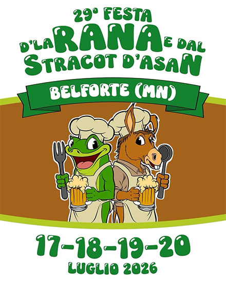 Festa rana e stracotto asino 2026 Belforte (MN)