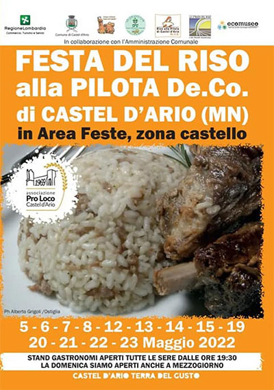 Festa del riso 2022 Castel d'Ario (Mantova)