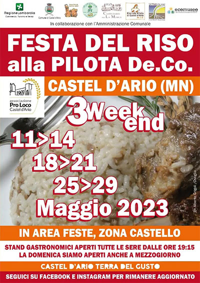 Festa del riso 2023 Castel d'Ario (Mantova)