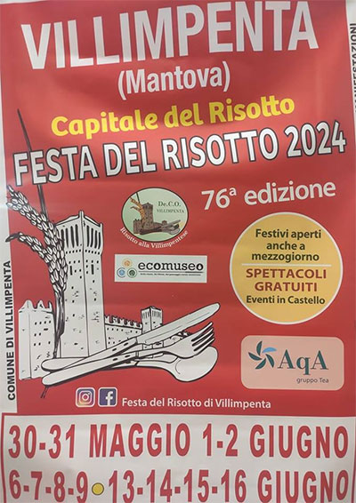Festa del Risotto 2024 Villimpenta (Mantova)