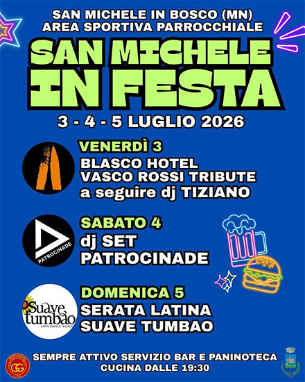 Festa San Michele in Bosco di Marcaria (MN) 2026