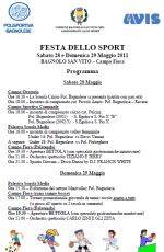 Festa dello Sport 2011 Bagnolo San Vito (Mantova) - Polisportiva Bagnolese 