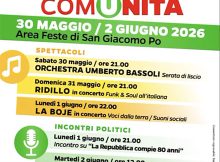 festa unità 2026 circoli PD Bagnolo San Vito e Borgo Virgilio (MN)