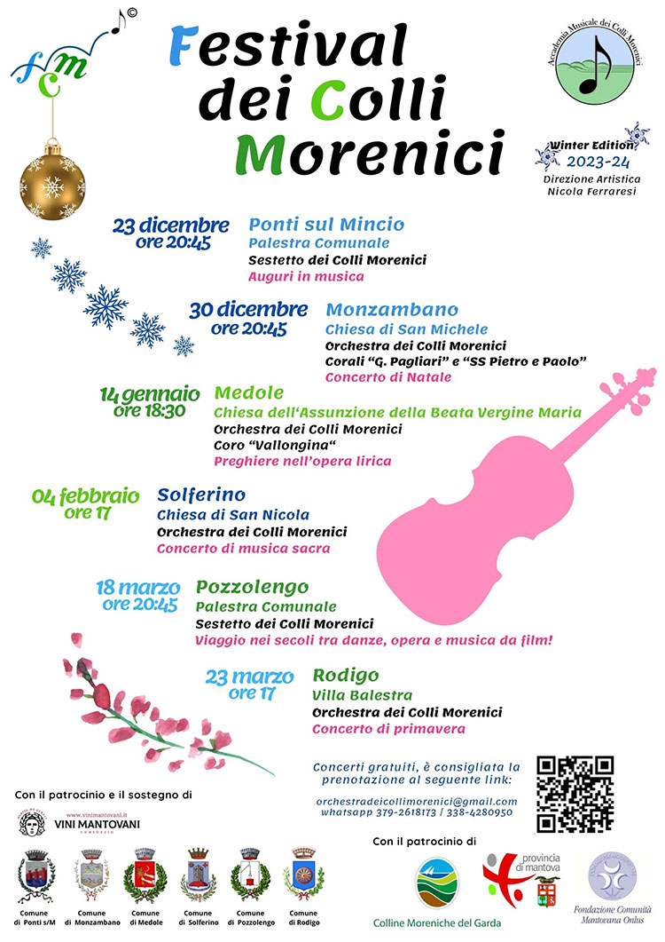 Festival dei Colli Morenici edizione Invernale 2023-2024