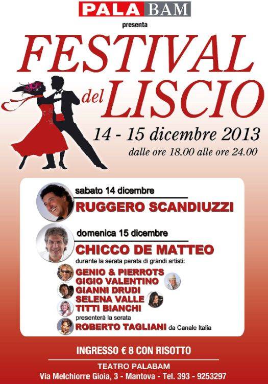 Festival del Liscio 2013 Palabam Mantova