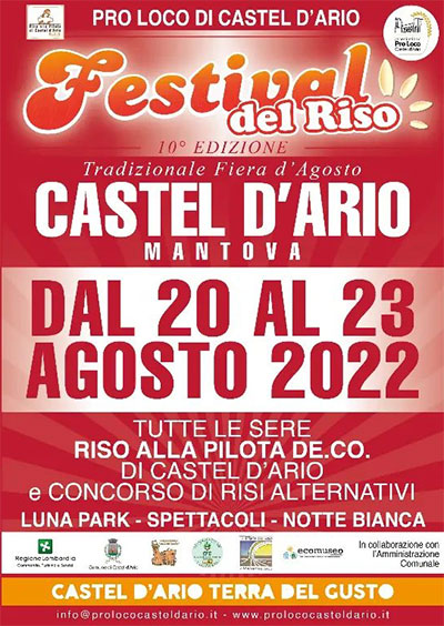 Festival del riso Castel d'Ario (Mantova) 2022