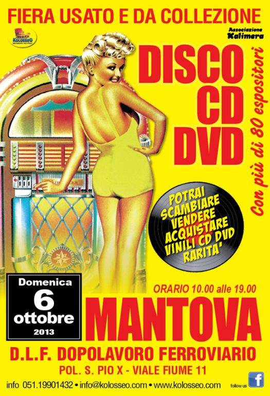 Fiera del Disco, CD e DVD Mantova 2013