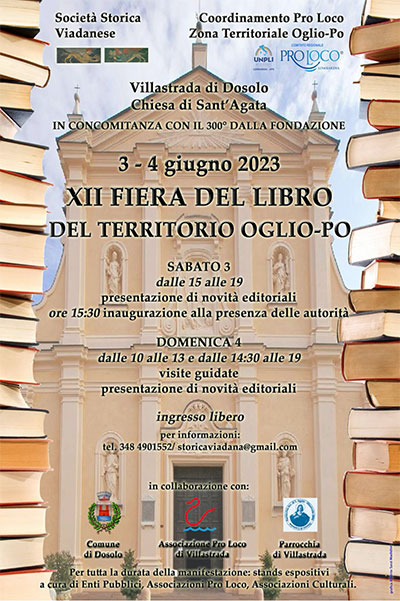 fiera del libro Villastrada di Dosolo (MN) 3-4 giugno 2023