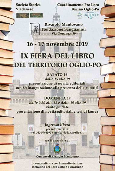 Fiera del Libro del Territorio Oglio-Po 2019 Rivarolo Mantovano (MN)