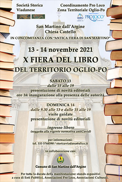Fiera del Libro Territorio Oglio-Po San Martino dall'Argine (MN) 2021