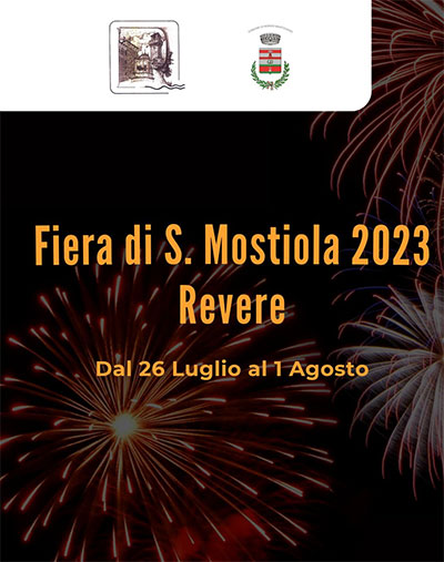 Fiera di Santa Mostiola Revere (MN) 2023