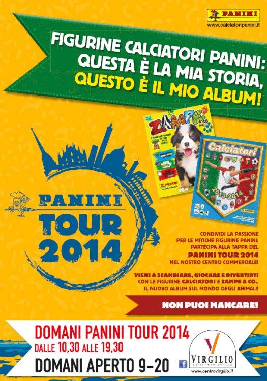 Panini Tour 2014 Mantova Centro Commerciale Virgilio